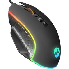 Everest Rage-X2 USB Siyah 800/1600/3200/4800/6400 Dpi Gaming Oyuncu Mouse