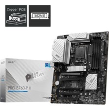 Msı Pro B760-P Iı Ddr5 7000(OC) M.2 Usb3.2 HDMI Atx 1700P