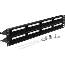 Ods 2u 48PORT Cat6 Utp Bakır Patch Panel PP-UCS-2548