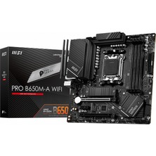 Msı Pro B650M-A Wıfı Ddr5 6400(OC) HDMI Dp M.2 Matx Am5