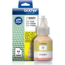 Brother Kartuş BT5000Y Sarı Mürkkep  5000 Say. (DCP-T300,DCP-T500W,DCP-T800W)