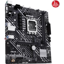 Asus Prıme H610M-E-CSM Ddr5 Intel H610 LGA1700 5600 Dp HDMI VGA Çift M2 Usb3.2 A