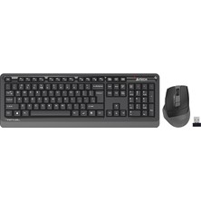 A4 Tech FG1035 2.4g Gri Q Fn-Mm Klv+Opt. Mou 2000D