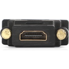 Dark HDMI Dişi - Dvı-D Erkek Dönüştürücü (Dk-Hd-Afhdmıxmdvı