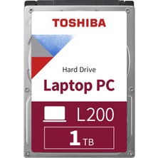 1tb Toshıba 2.5" L200 5400RPM 128MB HDWL110UZSVA