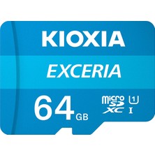 Kıoxıa 64GB Excerıa Mıcro Sdhc Uhs-1 C10 100MB/SN