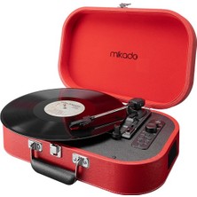 Mikado Nostalgia MN-101 Pikap Kırmızı Usb+Rca+Bluetooth Destekli Müzik Kutusu