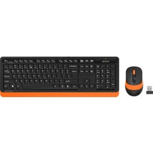 A4 Tech FG1010 Kablosuz Standart Turuncu Q Klavye+Mouse