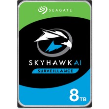 8tb Seagate Skyhawk Aı 256MB 7/24 Rv ST8000VE001