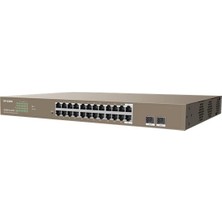 Ip-Com G3326P-24-410W 24 Port Gıgabıt+ 2X1GB Sfp (Combo) Uplınk L2 Yönetilebilir 370W Poe Swıtch