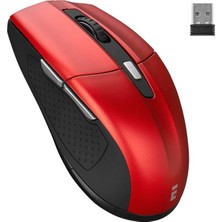 Everest SM-861 USB Kırmızı 800/1200/1600DPI Süper Sessiz Kablosuz Mouse