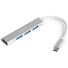 Dark Connect Master X4 DK-AC-USB310C 4port Type-C Beyaz USB Çoklayıcı Hub