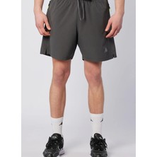 Kappa 382H11W-A3Q Fastına Short Antrasit Lastikli Bel Regular Fit Düz Erkek Şort