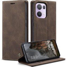 BDT Boutique Oppo Reno 13 Pro Flip Folio Kitap Için Flip Case Vintage Pu Deri Kılıf (Yurt Dışından)