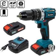 Max Extra MXP2944D 18V 2.0AH Li-Ion Komürsüz Darbeli Akülü Matkap