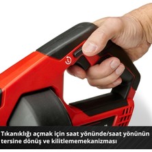 Einhell  Akülü Boru Açma Makinesi TE-DA 18/760 Li-Solo Power X-Change (18 V, Li-Ion, 7,6 m temizlik spirali, 16-55 mm çapındaki borular için uygun, akü ve şarj cihazı dahil değildir) - 4514160