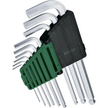Bosch Alyan Anahtar Takımı Hex 9 Parça