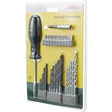 Bosch 27 Parça Delme ve Vidalama Aksesuar Seti
