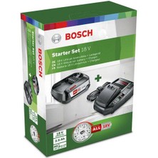 Bosch 18 Volt Starter Kit (2,5 Ah+Şarj Cihazı)