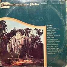 Sibelius Finlandia Swan Of Tuonela Double Classic Lp Plak