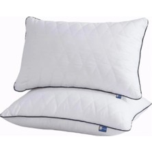Soub Sleep Home 2'li Kapitoneli Sıvı Geçirmez Fermuarlı Yastık Kılıfı 50X70 cm