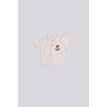 Bg Store Kız Bebek Beyaz Şort Takım
