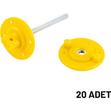 Küspe Aparatı - Vida & Somun - Küspeli Dip Takımı Aparatı 20'li
