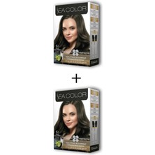 2x2 Tüp Krem Saç Boyası Seti Küllü Koyu Kumral No:6.1