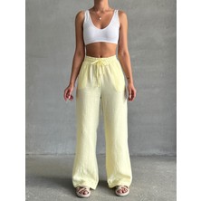 Kadın Müslin Palazzo Pantolon