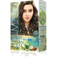 2 Paket Natural Beauty Amonyaksız Saç Boyası 7.11 Yoğun Küllü Kumral