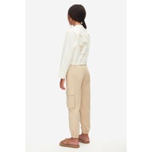Nk Kids 58331 Kız Çocuk Camel Blossom Pantolon
