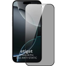 iPhone 16 Pro Magsafe Şeffaf Kılıf + Hayalet Ekran Koruyucu + Kamera Lens Koruyucu (Siyah)