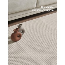 Modern Halı Özel Kesim Halı Kolay Temizlenebilir Halı Salon Halısı Mutfak Halısı Yolluk Bej Halı