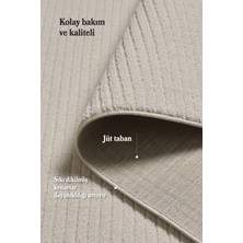 Modern Halı Özel Kesim Halı Kolay Temizlenebilir Halı Salon Halısı Mutfak Halısı Yolluk Bej Halı