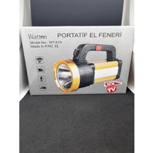 Watton WT-615.1 - 6 Mod Özelliği - Şarjlı El Feneri Projektör Tipi (Mercamp)