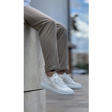 ET0812 Özel Örme Triko Tarz Beyaz Renk Spor Ayakkabı