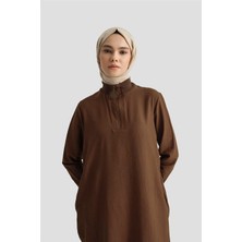 Armine Tunik 25YH412 Kahverengi