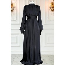 Amine Hüma Nida Abiye Elbise Siyah