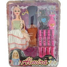 Pembe Çizmeli Almira Bebek--Boyu-- 30 Cm---