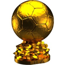 15CM Ismeözel Ballondor Ödülkupası 3D Baskı