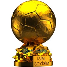 15CM Ismeözel Ballondor Ödülkupası 3D Baskı