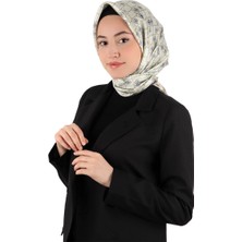 Taş Monogram Ipek Eşarp