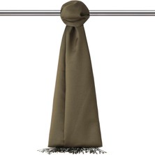 Haki Ipek Görünümlü Şal