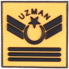 Single Sword Plastik Patch - Peç Uzman Rütbe - BEJ-UZM.KD3