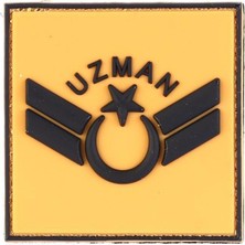 Single Sword Plastik Patch - Peç Uzman Rütbe - BEJ-UZM.ÇVŞ