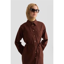 Armine Keten Takım 25YD9157 Bordo