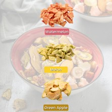 Ofresko Kuru Meyve Mix 3'lü Paket - Dondurularak Kurutulmuş Kavun - Karpuz ve Yeşil Elma - Katkısız & İlave Şekersiz