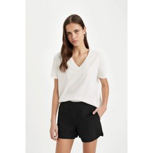 DeFacto Regular Fit Deniz Şortu-Fall in Love T5639AZ24SM