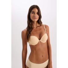 DeFacto Micro Ekstra Dolgulu Full Push Up Straplez Sütyen-Fall in Love T8481AZ24AU