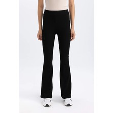 DeFactoFit Flare Fit Standart Boy Ribana Pantolon İspanyol Paça B9023AX24SM